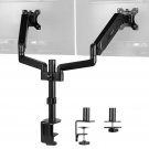 VIVO Dual Monitor Pneumatic Spring Sit-Stand Desk Mount for 2 Screens up to 32"
