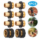 3/4" Garden Hose Quick Connect Water Hose Fit Female Male Connector Set Fitting