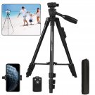 55" Professional Camera Tripod Stand Holder Mount Adjustable For Slr Cell Phone