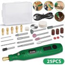 Cordless Electric Grinder Rotary Tool Polishing Kit 5 Speed W/24Pcs Accessories