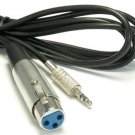 3Ft Audio Cable Xlr 3P Female To 1/8 3.5Mm Stereo Male M/M Microphone Sound