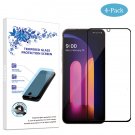 4-Pack For Lg V60 Thinq 5G Full Cover Tempered Glass Screen Protector -Black