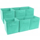 Set of 6 Foldable Fabric Basket Bin Collapsible Storage Cube for Nursery, Toys