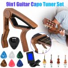 Lcd Clip-On Guitar Capo Tuner Electric Guitar Picks Accessories For Bass Ukulele