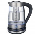 2.5L 1500W Electric Glass Tea Hot Water Kettle Boiler Machine Coffee Pot