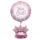It's a Girl Baby Shower Balloon Centerpiece Kit 18" Top 6" Base Girl Decorations