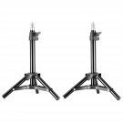 Neewer Mini Set of Two Aluminum Photography Back Light Stands with 32"/80cm Max Height for Relfect