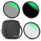 NEEWER 77mm 4-in-1 Magnetic Lens Filter Kit, Includes Neutral Density ND1000+MCUV+CPL+Adapter Ring