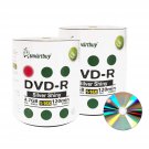 Smart Buy 200 Pack DVD-r 4.7gb 16x Shiny Silver Blank Data Video Movie Recordable Media Disc, 200