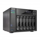 Asustor Lockerstor 6 Gen2 AS6706T - 6 Bay NAS, Quad-Core 2.0 GHz CPU, 4X M.2 NVMe Slots, Dual 2.5G