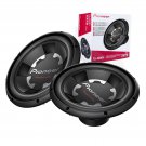 2x Pioneer TS-300D4 12 inch 2800 Watts 4-Ohm Dual Voice Coil Car Audio Subwoofer