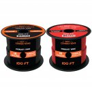 16 Gauge Car Audio Primary Wire (100Ft–2 Rolls)– Remote Power/Ground Electrical