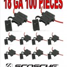100 Pack 18 Awg Gauge 12 Volt Atc Fuse Holder Automotive