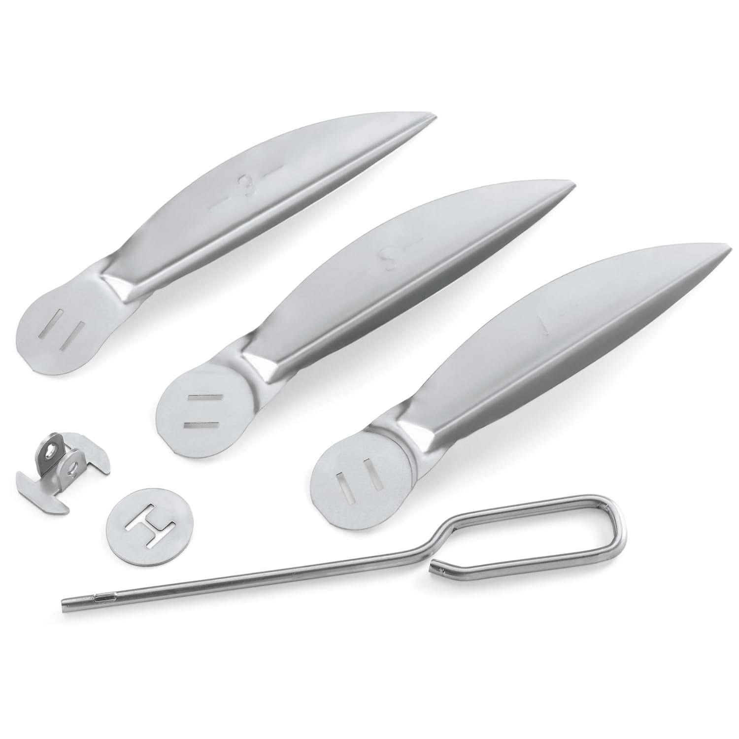 NQEUEPN 22-1/2 Zoll One-Touch Reinigungssyste Kit für Weber, 7444