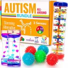 Kids Toys All-Around Sensory Stim Alt Autistic Children Set, Asd Boys Girl Teen Rainmaker Bubbler