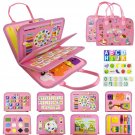 Busy Board Montessori Toys For Toddlers,10 Pages Montessori Toys Busy Book For 1 2 3 4 Year Old,Pr
