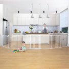 198" Baby Gate Extra Wide, Dog Gate Pet Gate For House Stairs Doorways Fireplace, Adjustable 3 In