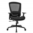 Ergonomic Mesh Office Chair,Sturdy Task Chair- Adjustable Lumbar Support & Armrests,Computer Desk