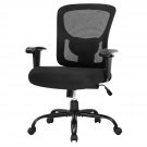 Big and Tall Office Chair 400lbs Desk Chair Mesh Computer Chair with Lumbar Support Wide Seat Adju