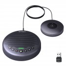Conference Speaker And Microphone Luna Plus Kit, 8+1 Mics, 360°Voice Pickup, Noise Reduction, Usb