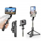 Selfie Stick Gimbal Stabilizer, 360° Rotation Tripod With Wireless Remote, Portable Phone Holder,