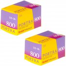 Pack of 2 Kodak 145 1855 Professional Portra 800 Color Negative Film (ISO 800) 35mm 36 Exposures
