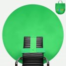 Big Shot 56" | Green | Portable Collapsible Webcam Backdrop | Attaches To Any Chair | Wrinkle-Resi