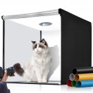 32"X32" Photo Studio Light Box Photography, Large Lightbox For Product With 3 Stepless Dimming Lig