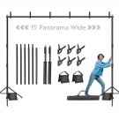 Limostudio Large Heavy Duty 15 X 10 Ft. (W X H) Panorama Wide Extra Length For Crossbar Backdrop S
