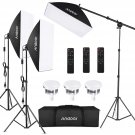R Softbox Photography Lighting Kit Professional Studio Equipment With 20"X28" Softbox, 2800-5700K