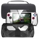 Accessories Set For Asus Rog Ally - Handheld Kickstand Case With Hardshell Carrying Bag And Temper