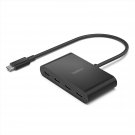 Belkin Connect USB-C to 4-Port USB-C Hub, Multiport Adapter Dongle with 4 USB-C 3.2 Gen2 Ports & 1