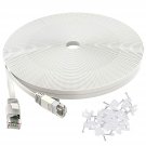 Cat 6 Ethernet Cable 150 Ft, Outdoor&Indoor, 10Gbps Support Cat7 Network, Slim Long Flat Internet