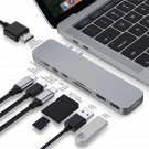 HyperDrive Mac USB C Hub Adapter, USB Type C Multi-Port Hub MacBook Pro 2020 2019-2016, MacBook Ai