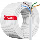 Ethernet Cable 200Ft Shielded Ftp Rj45 Cable 200Ft Ethernet Cable Outdoor Indoor Internet Cable We