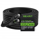 GearIT CAT6 Ethernet Cable, EtherCON-Compatible (150 Feet) RJ45 Connectors for Pro Audio, Aluminum