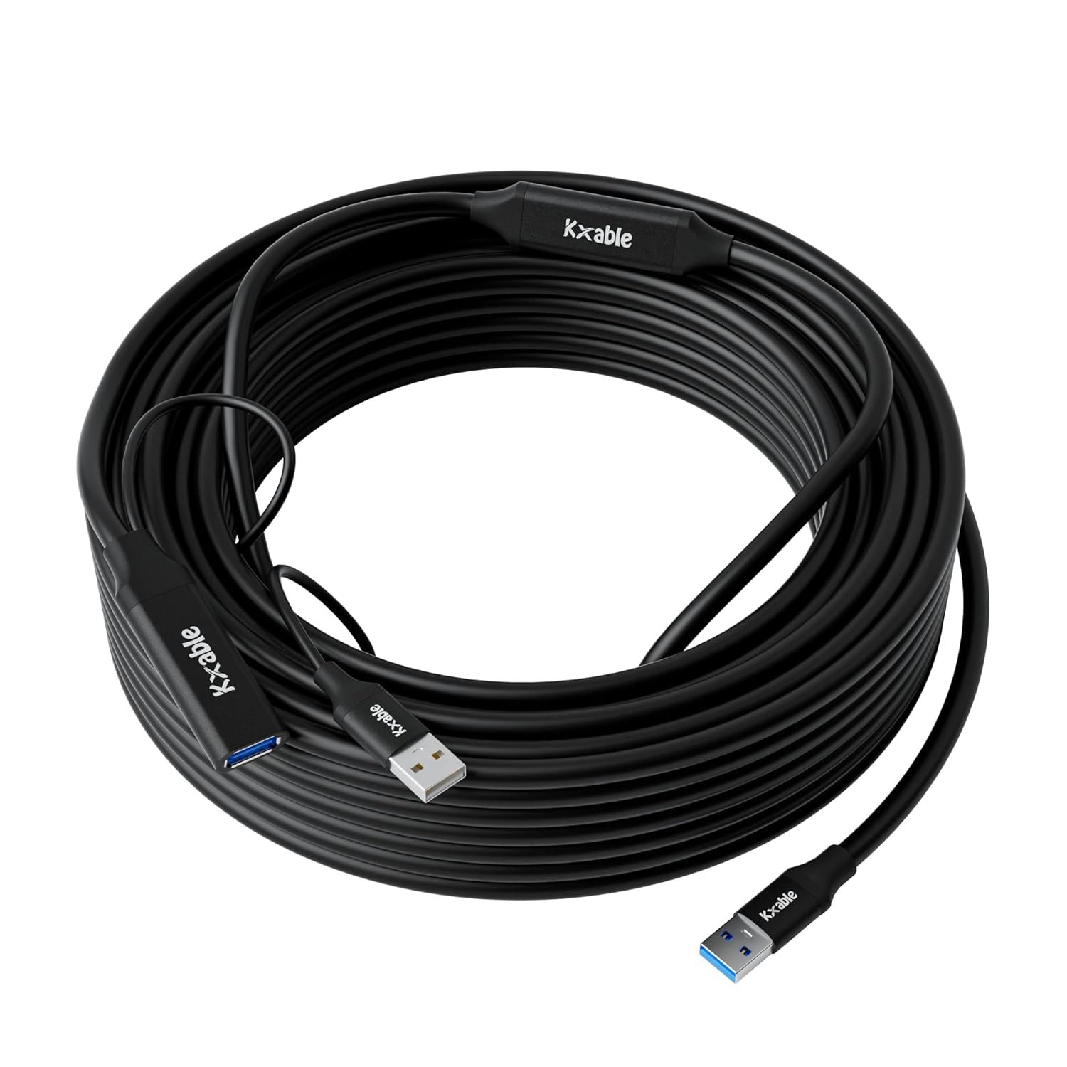Usb 3.0 Active Extension Cable 40 Feet, Type A Male To Female Extender Cord, Usb Repeater Cable Wi