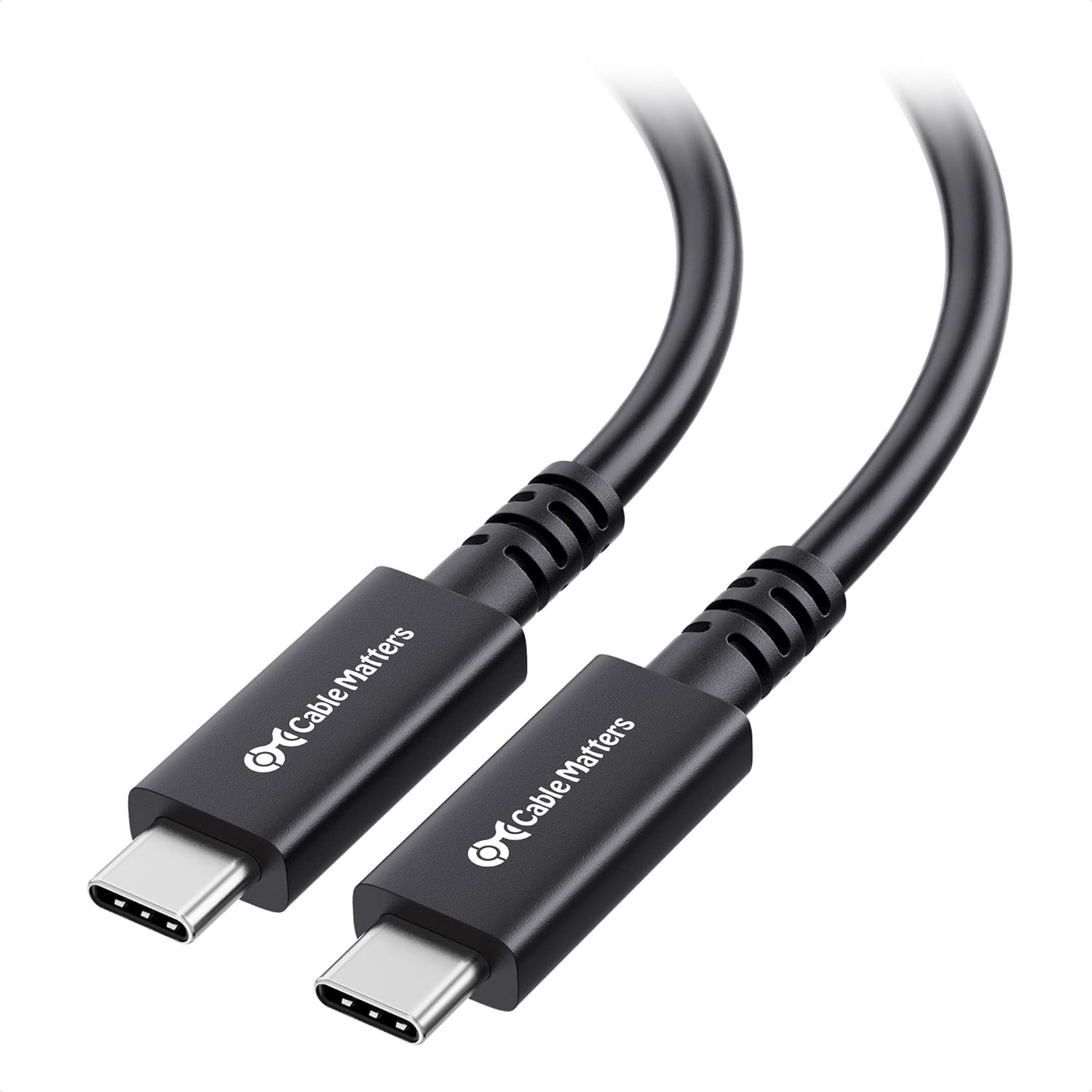 Cable Matters 20Gbps Active USB4 Cable 16.4 ft / 5m with 4K Video & 60W Charging, Compatible with