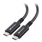 Cable Matters 20Gbps Active USB4 Cable 16.4 ft / 5m with 4K Video & 60W Charging, Compatible with