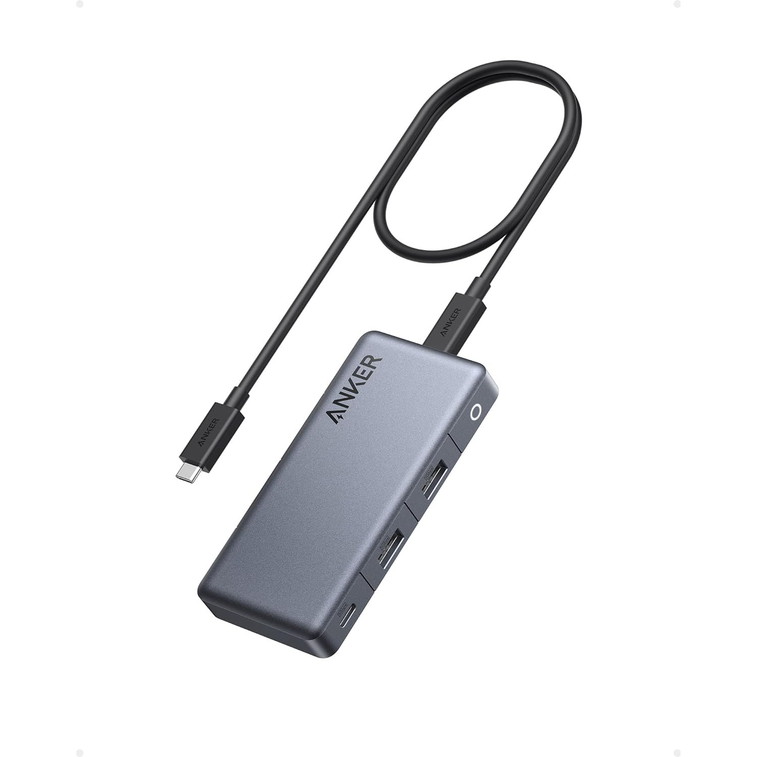 Anker USB C Hub, Anker 343 USB C Hub (7-in-1, Dual 4K HDMI) with 100W Power Delivery, Dual 4K HDMI