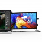 Portable Monitor For Laptops, New Mobile Pixels Plus 13.3" Full Hd Ips Dual Laptop Monitor, Usb C/