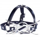 Y-Shape Restraint Head Harness With Metal Spider Ring Gag Bondage Mouth Gags Sex Toys For Couples (S