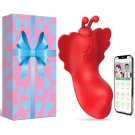 Wearable Panty Vibrator For Women Pleasure - Mini Butterfly Sex Toy With App Remote Control & 9 Powe Wearable Panty Vibrator For Women Pleasure - Mini Butterfly Sex Toy With App Remote Control & 9 Powe