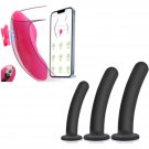Wearable Panty Vibrator + Anal Dildo Anal Plug Trainer Kit Wearable Panty Vibrator + Anal Dildo Anal Plug Trainer Kit