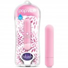 Vive Pop Vibe - Waterproof 10 Function Rumbly Micro Vibrator - Satin Smooth Texture - Travel Sized P