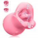 Vibrator Adult Sex Toys For Women, 3In1 Silicone Mouth Tongue Clitoral Stimulator Rose Sex Toy With 