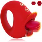 Vibrator Adult Sex Toys For Women, 2 In 1 Silicone Mouth Tongue Clitoral Stimulator Sex Toy With 10 Vibrator Adult Sex Toys For Women, 2 In 1 Silicone Mouth Tongue Clitoral Stimulator Sex Toy With 10