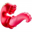 Vibrator Adult Sex Toys for Women 4 in 1 Tongue Thrusting Vibrators Rose Dildo Sucking Clit Stimulat Vibrator Adult Sex Toys for Women 4 in 1 Tongue Thrusting Vibrators Rose Dildo Sucking Clit Stimulat