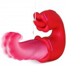 Vibrator Adult Sex Toys For Women - 4 In 1 Tongue Thrusting Vibrators Dildo Rose Sex Toys With 10 Li Vibrator Adult Sex Toys For Women - 4 In 1 Tongue Thrusting Vibrators Dildo Rose Sex Toys With 10 Li