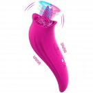 Vibrator Adult Sex Toys For Women - 2 In 1 Tongue Vibrators Dildo Rose Sex Toys With 6 Licking Clito Vibrator Adult Sex Toys For Women - 2 In 1 Tongue Vibrators Dildo Rose Sex Toys With 6 Licking Clito